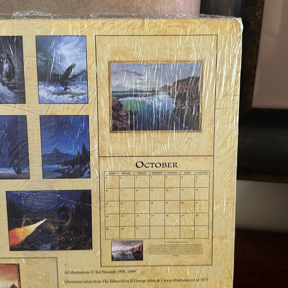 *SEALED* Harper Entertainment Tolkien 2000 Calendar, Illustrated by Ted Nasmith - Picture 9 of 9